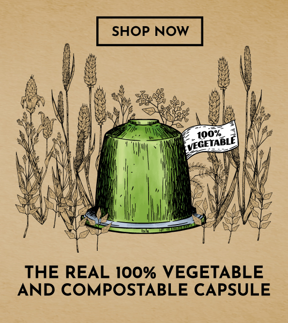 Quarta Caffè 100% vegetable and compostable capsules